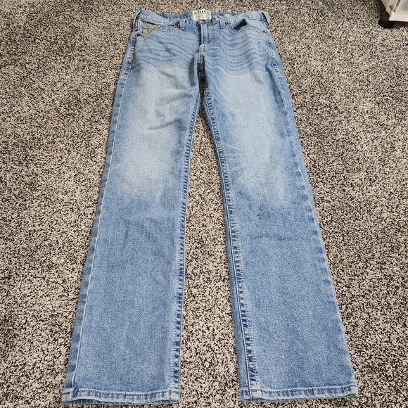 Ariat Men's M7 Slim Straight Jeans - Light Blue 36x36 - Picture 5 of 11